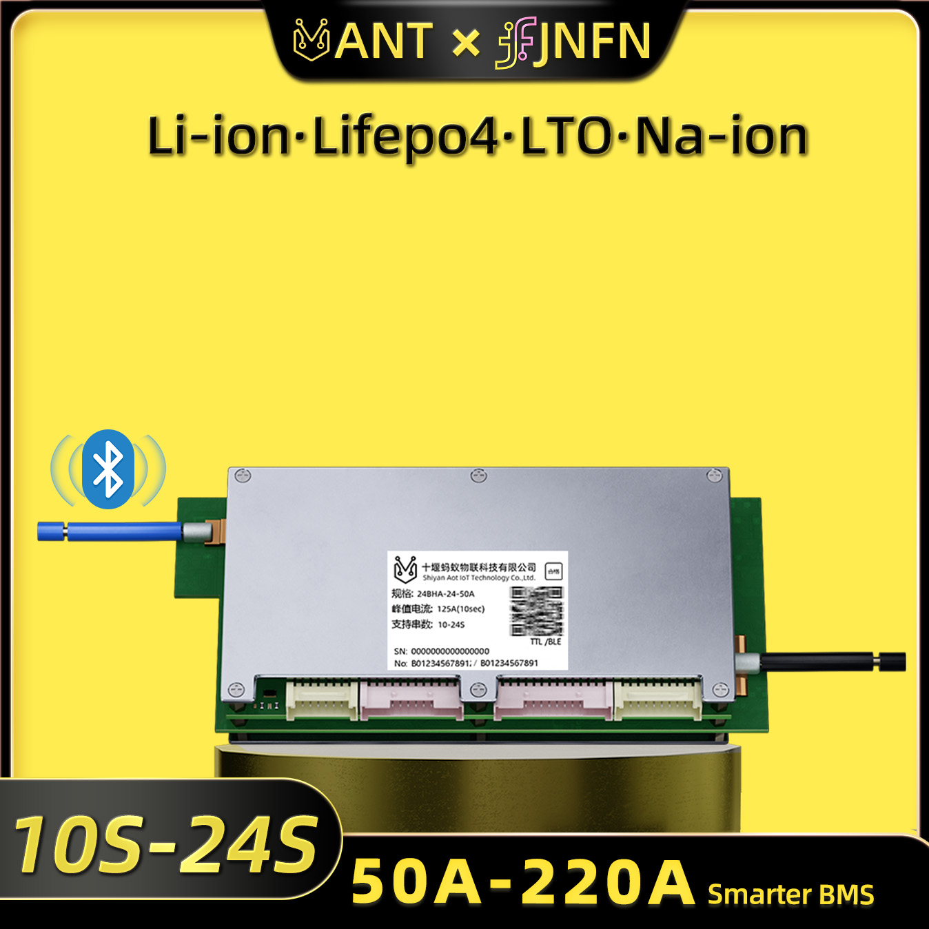Smart Bms 24S 200A Bluetooth Lifepo4 - Ant BMS Smart 10S hingga 24S