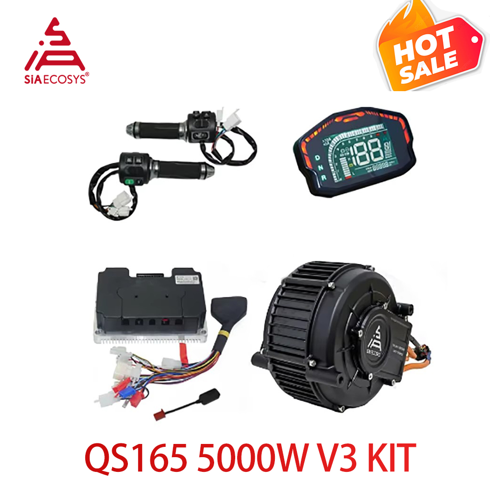 Mid Drive Motor Kit 72V 5000W - Kit Motor Mid Drive QS165 V2