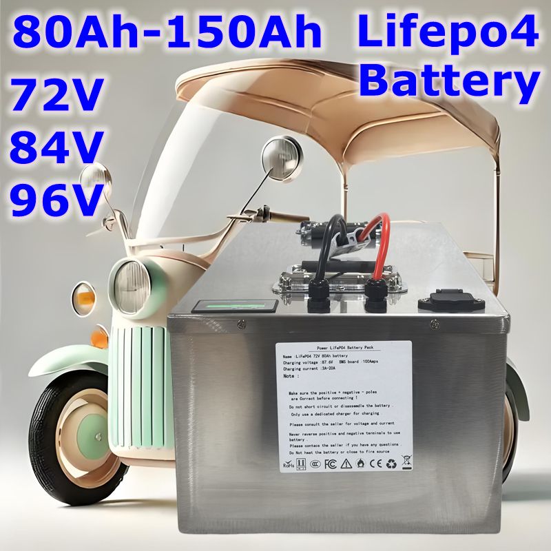 Lifepo4 72V 100Ah Battery Pack Ev - Baterai LIFEPO4 72V 84V 96V 80AH