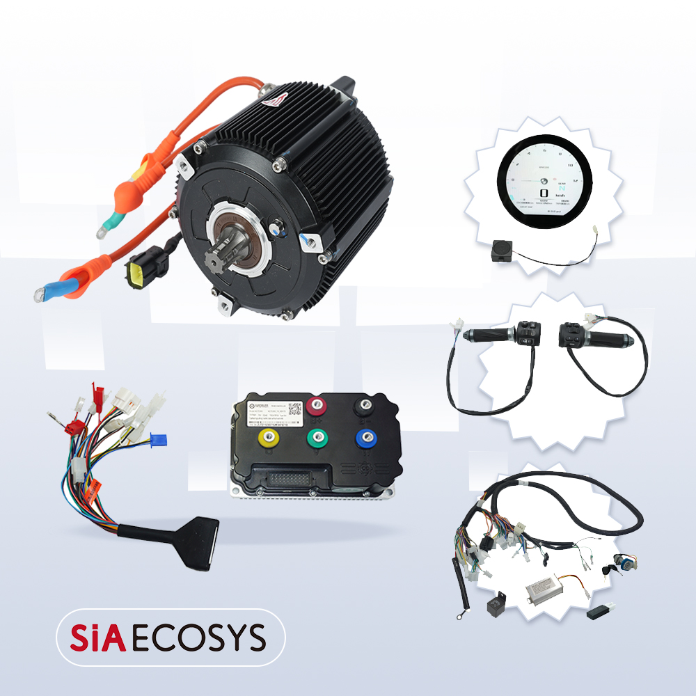 Mid Drive Motor Kit 72V 5000W - SiAECOSYS 5000W D133A-65 Kit Motor Penggerak