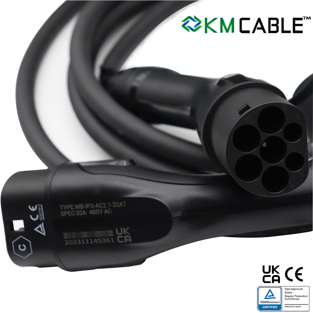 Kabel Pengisian Daya EV Grosir - Ev Charger Type 2 22Kw 32A 3 Phase ulasan dan harga