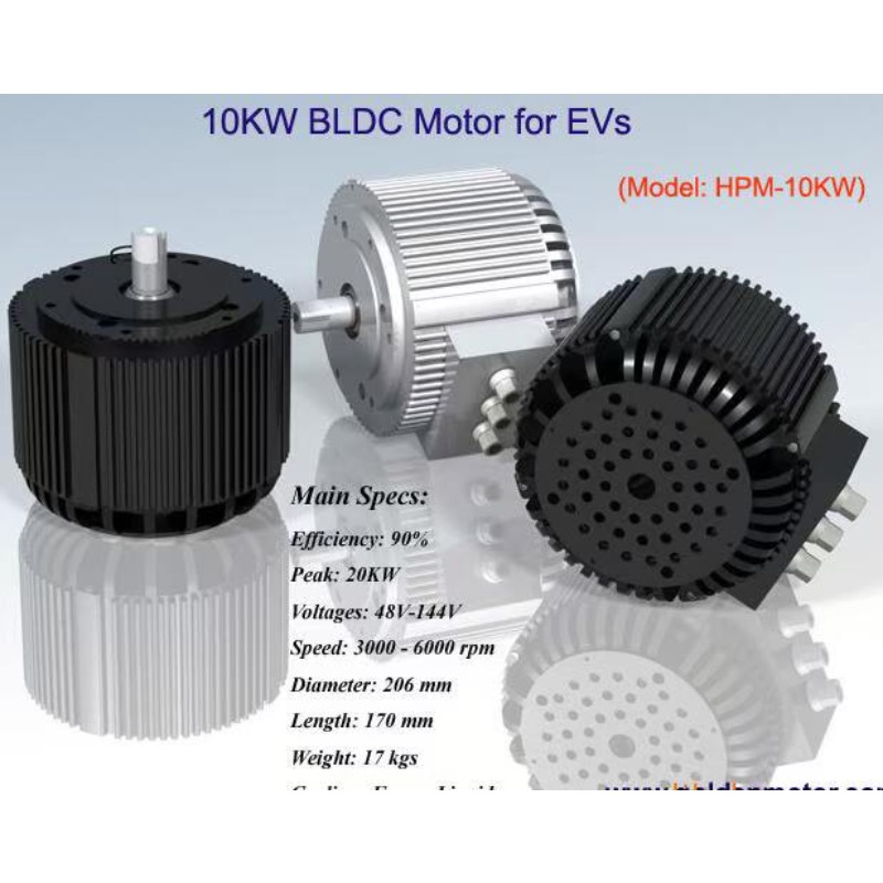 Motor DC Tanpa Sikat Berpendin - Water Cooled Bldc Motor 10Kw ulasan dan harga