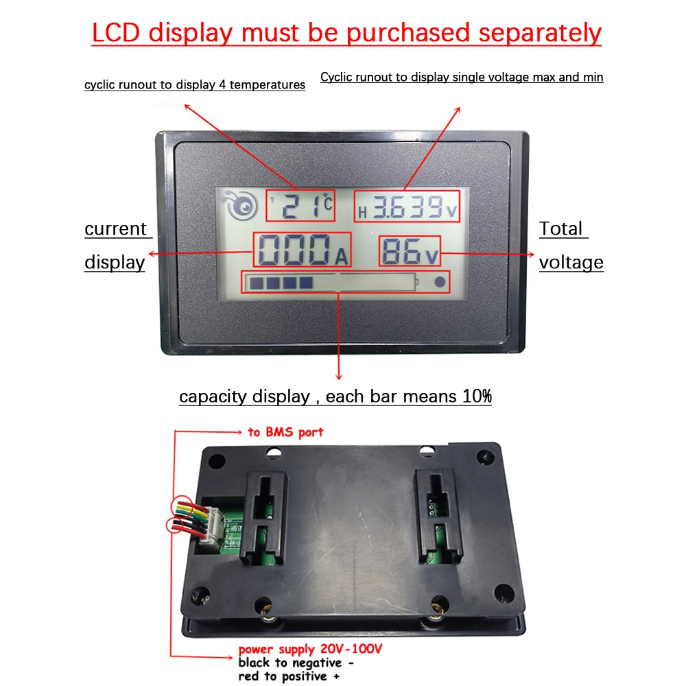 Smart Bluetooth BMS 10S ~ 24S  - Smart Bms 24S 200A Bluetooth Lifepo4 ulasan dan harga