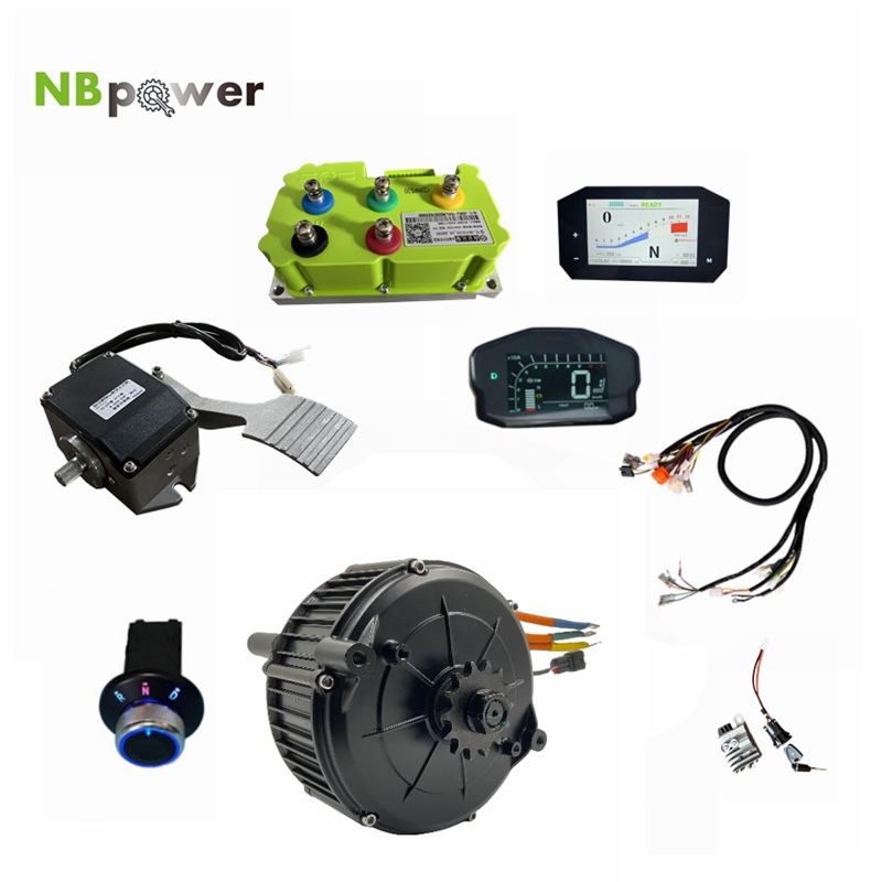 QSMOTOR 165 35H 5000W Kit Moto - Mid Drive Motor Kit 72V 5000W ulasan dan harga