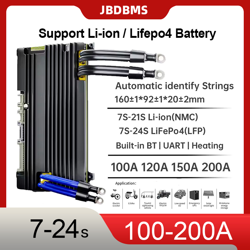 JBD BMS 16S 48V Lifepo4 200A T - Smart Bms 24S 200A Bluetooth Lifepo4 ulasan dan harga