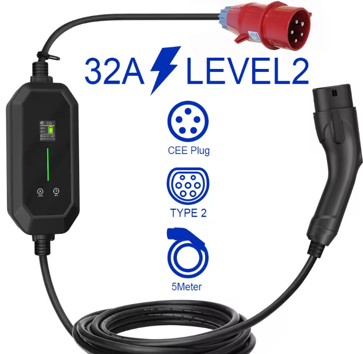 TARY 32a 3fase 22kw Gb/t ke Pe - Ev Charger Type 2 22Kw 32A 3 Phase ulasan dan harga