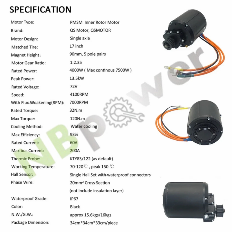 QS138 90H 4000W Kit Konversi M - Fardriver Nd72850 Controller ulasan dan harga
