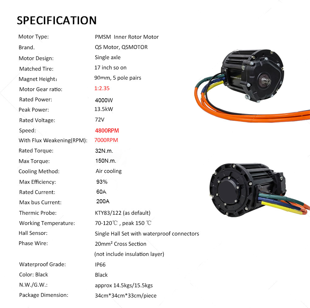 Motor Mid Drive QS 90H 138 400 - Fardriver Nd72850 Controller ulasan dan harga