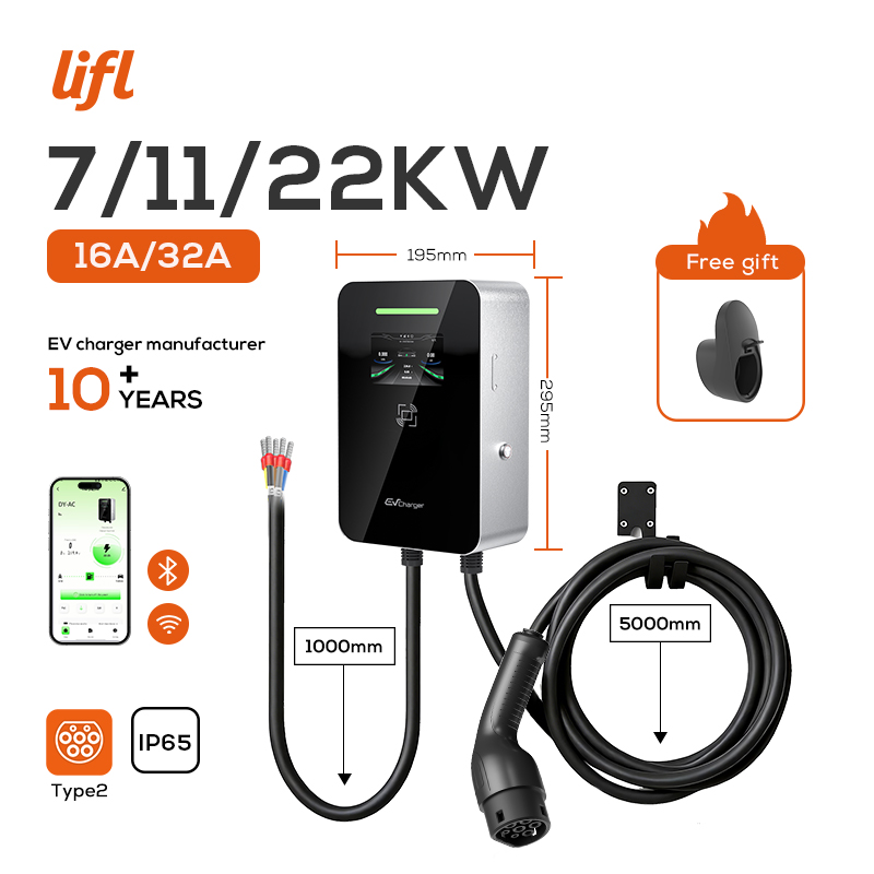 Lifl 7KW 11KW 22KW Wallbox 3-F - Ev Charger Type 2 22Kw 32A 3 Phase ulasan dan harga